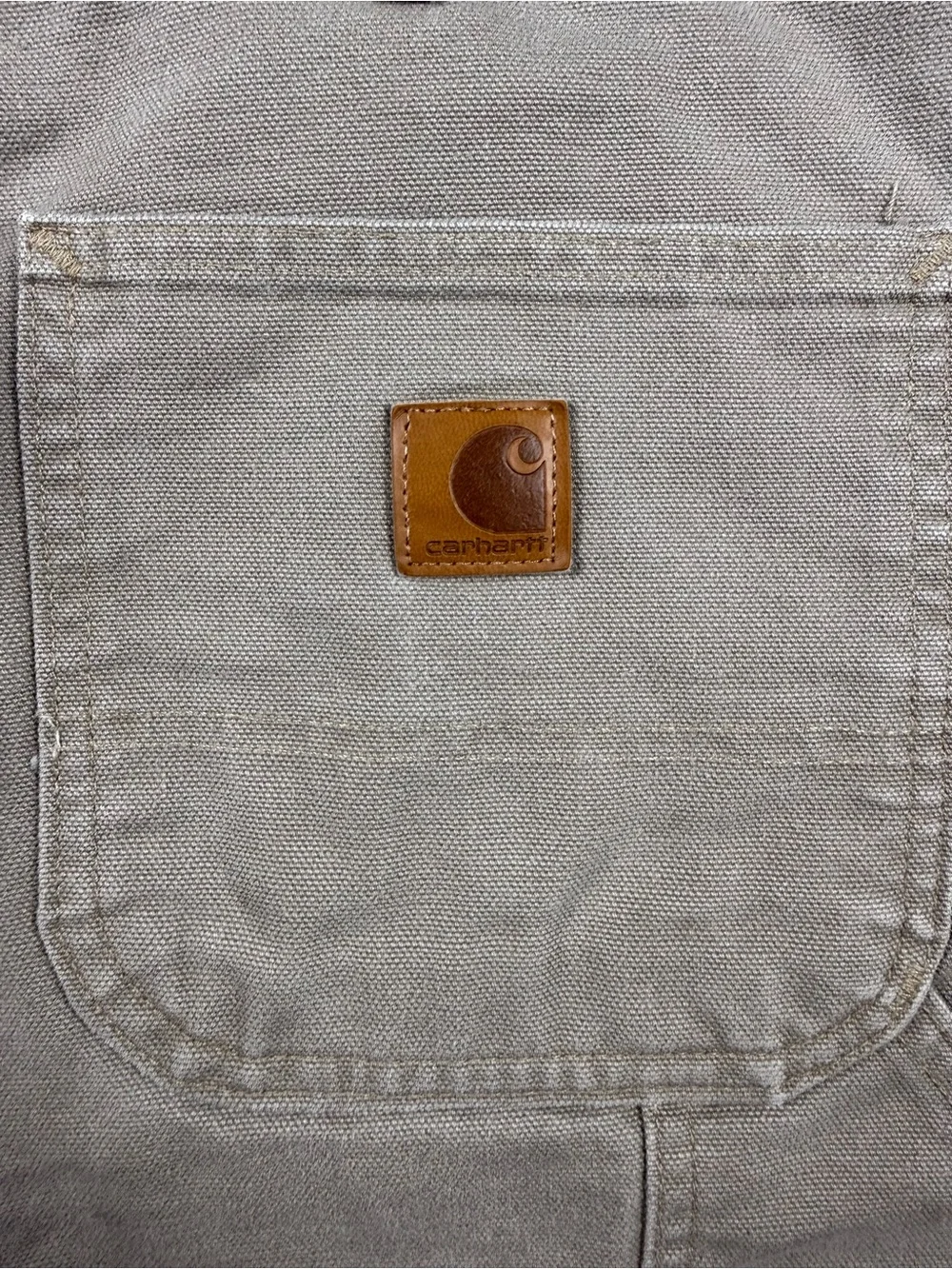 Carhartt Carpenter Pants 32X32 Tan Desert B11-DES Workwear Canvas Loose Fit